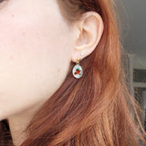 Boucles d'oreilles fraises des bois