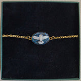 Bracelet Chouette Hedwig sur fond de nuit étoilée