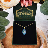Muguet sur fond bleu
